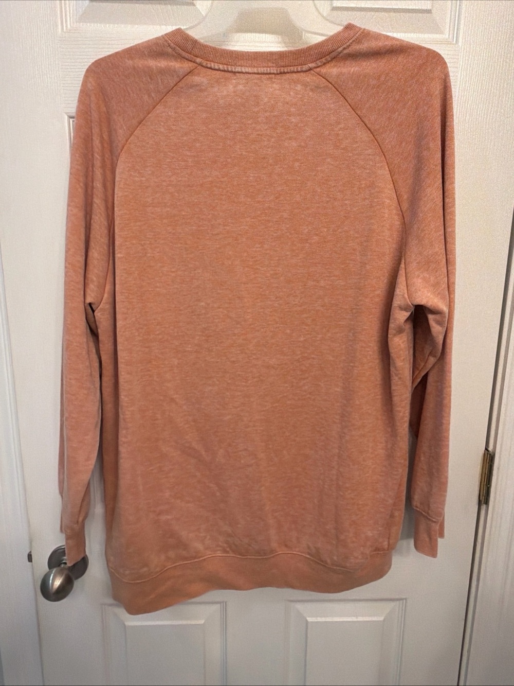 Simply Southern Peach Crewneck Sweatshirt - Picture 6 of 7
